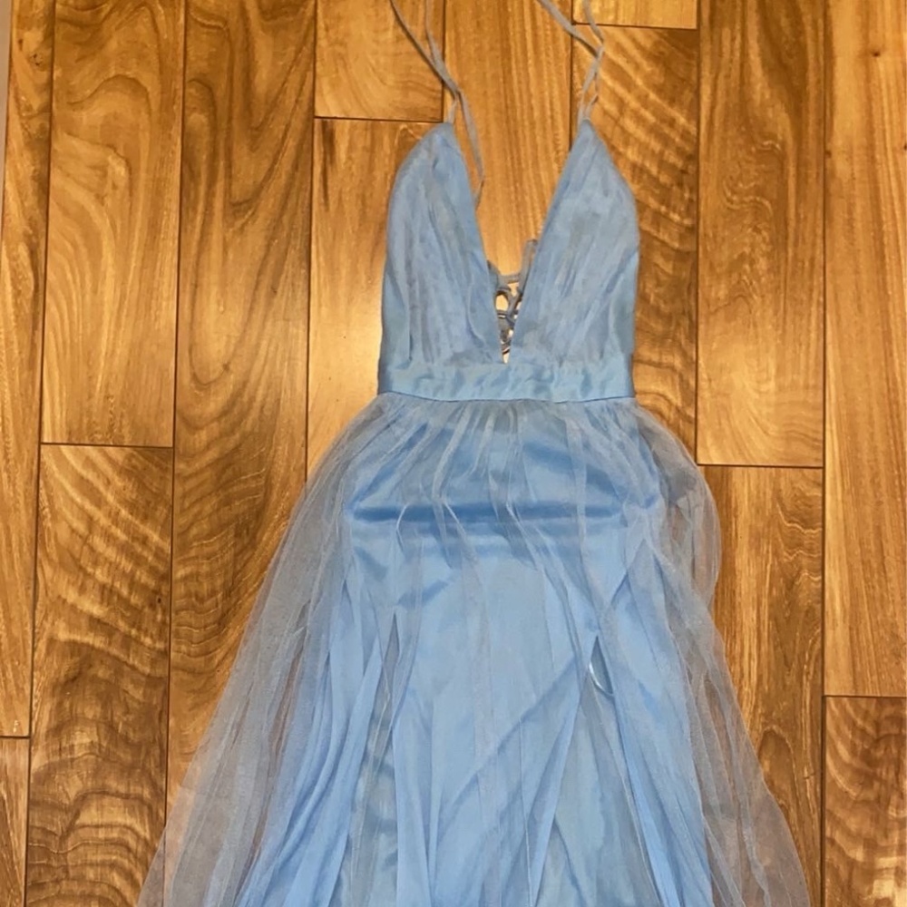 Blue dress